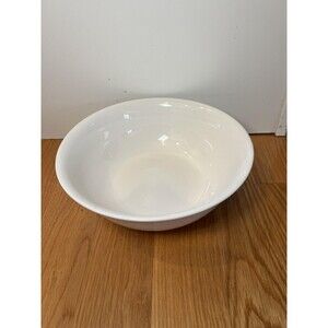 Pfaltzgraff Mixing Serving Bowl White Embossed 10.5" Ceramic Made in USA Kitchen